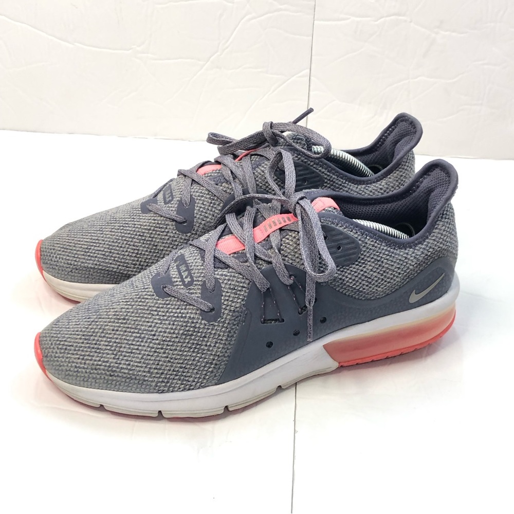 Nike Air Max Sneakers Girls Youth 5.5Y Sequent 3 Running Shoes 922885-003